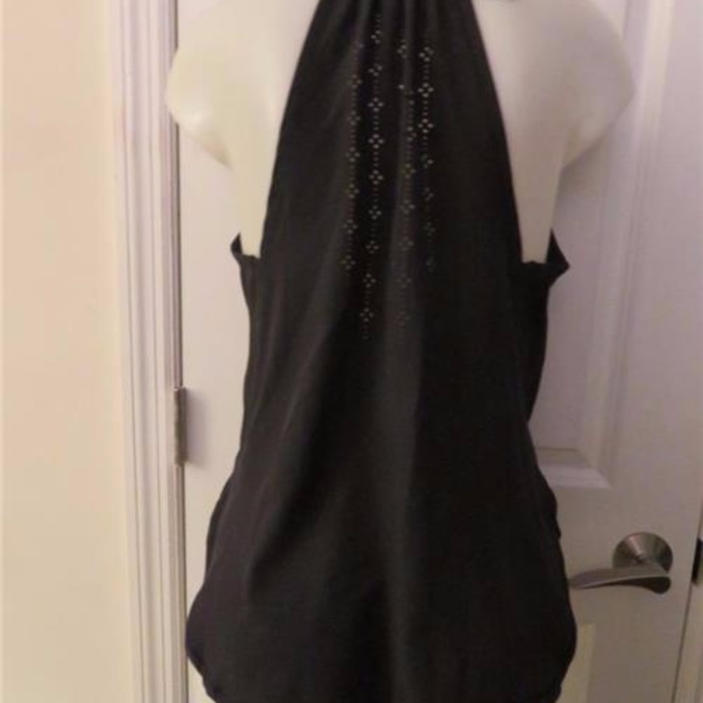 90 DEGREE BY REFLEX BLACK ATHLETIC TOP SZ L - Picture 4 of 5